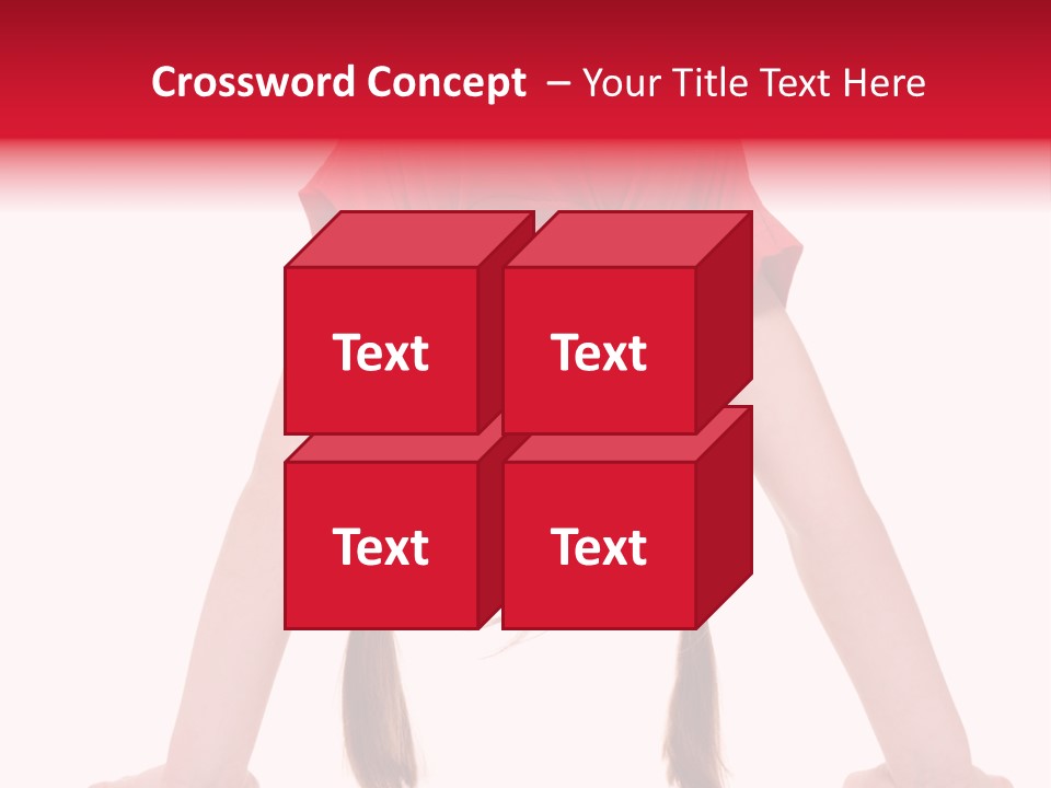 A Little Girl Doing A Handstand On Her Head PowerPoint Template