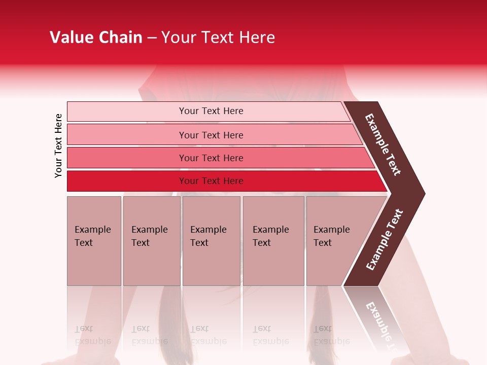 A Little Girl Doing A Handstand On Her Head PowerPoint Template