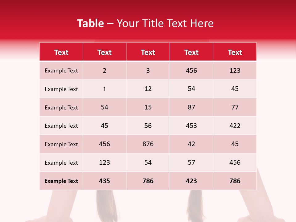 A Little Girl Doing A Handstand On Her Head PowerPoint Template