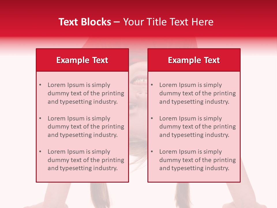 A Little Girl Doing A Handstand On Her Head PowerPoint Template