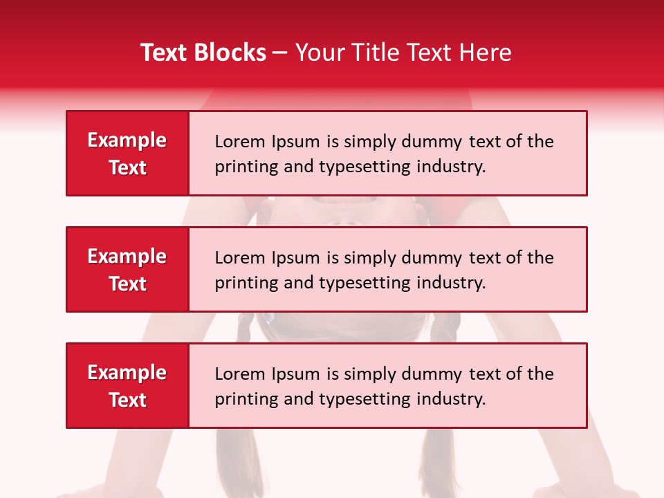 A Little Girl Doing A Handstand On Her Head PowerPoint Template