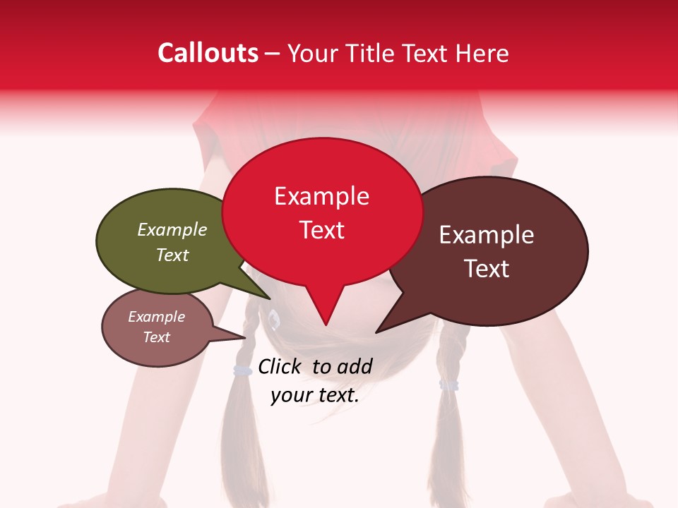 A Little Girl Doing A Handstand On Her Head PowerPoint Template