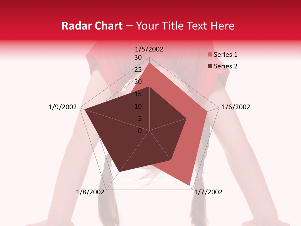 A Little Girl Doing A Handstand On Her Head PowerPoint Template