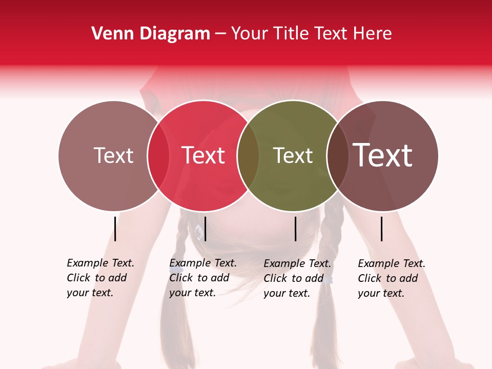 A Little Girl Doing A Handstand On Her Head PowerPoint Template