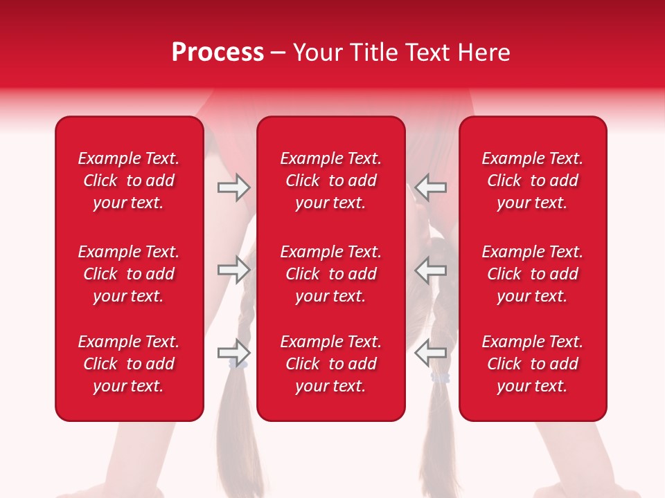 A Little Girl Doing A Handstand On Her Head PowerPoint Template