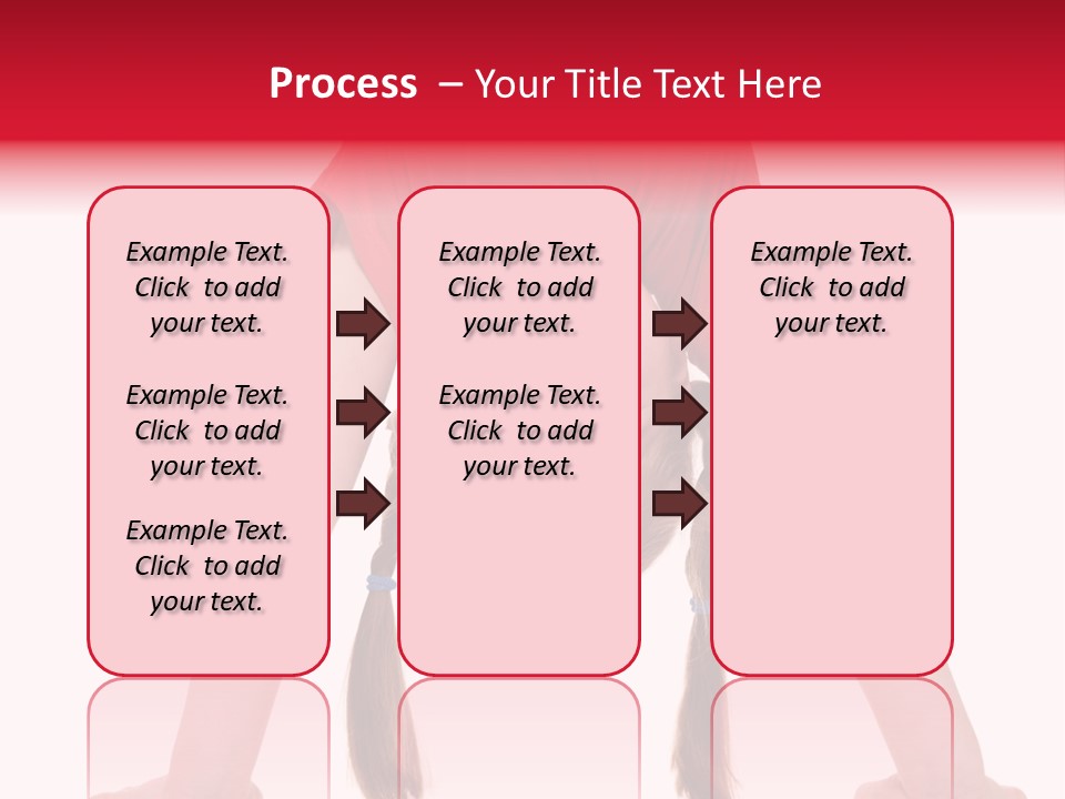 A Little Girl Doing A Handstand On Her Head PowerPoint Template