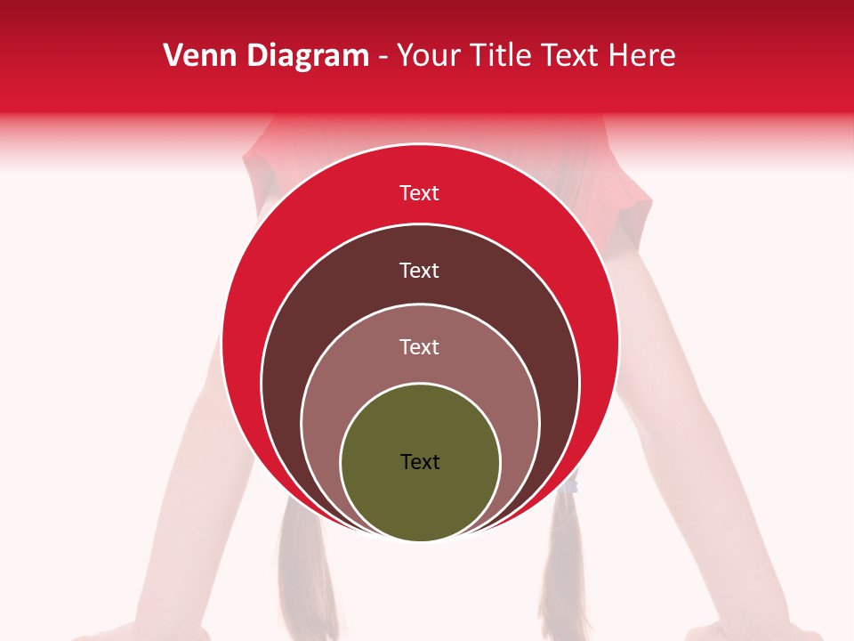 A Little Girl Doing A Handstand On Her Head PowerPoint Template