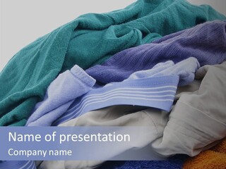 University Blue Screen PowerPoint Template