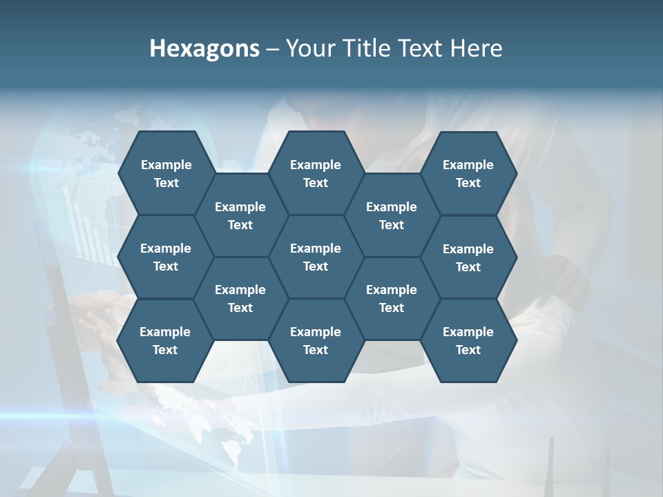 University Blue Screen PowerPoint Template