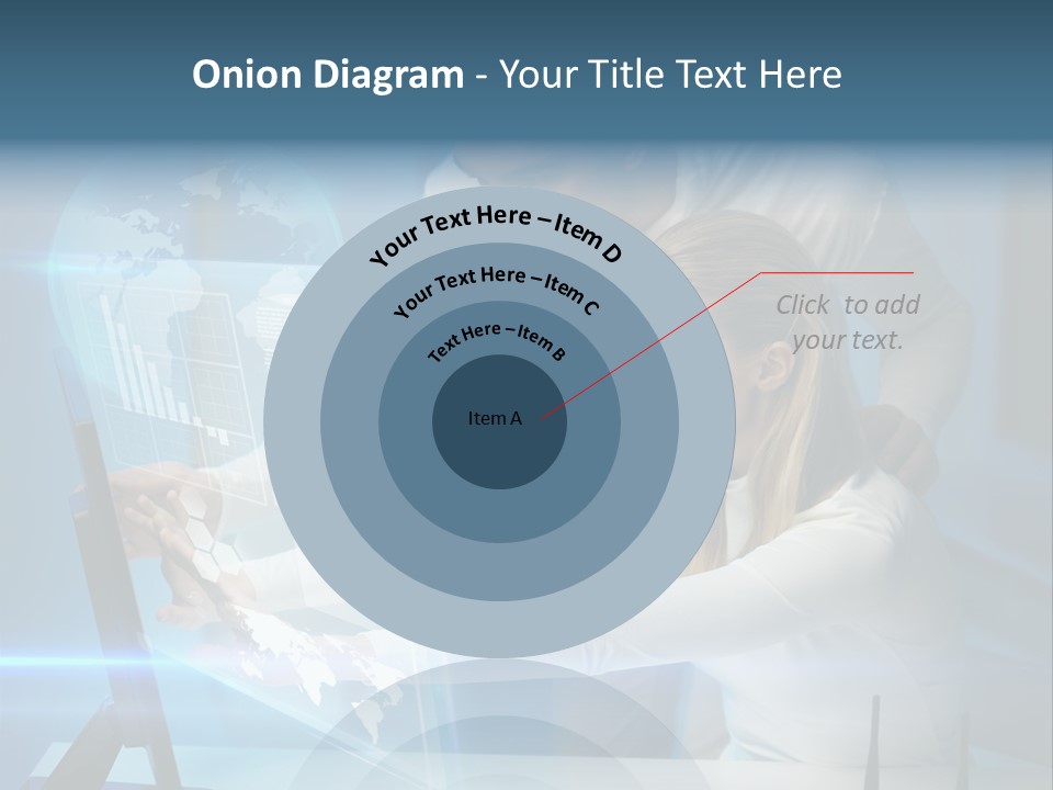 University Blue Screen PowerPoint Template