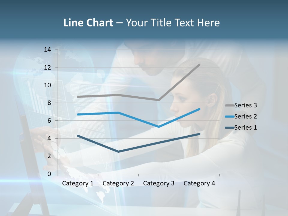 University Blue Screen PowerPoint Template