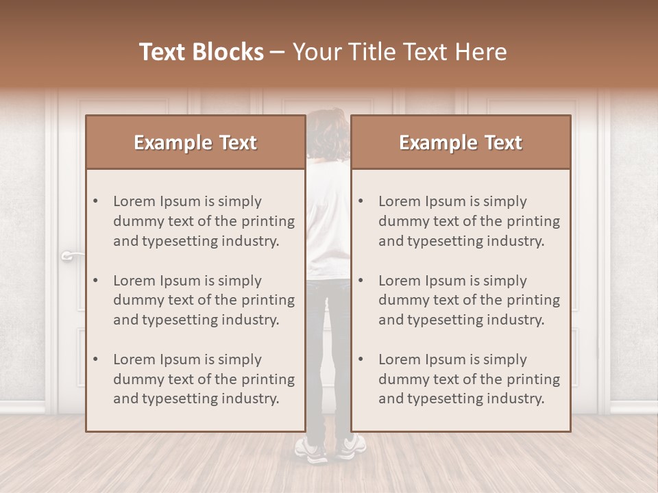Exit Alternative Different PowerPoint Template
