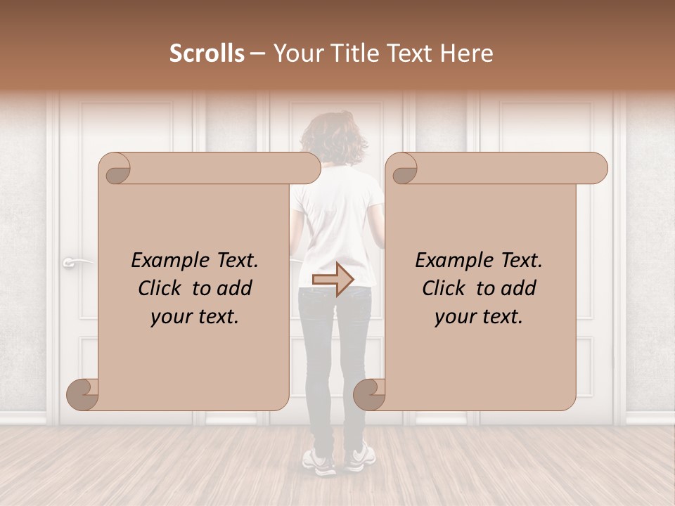 Exit Alternative Different PowerPoint Template