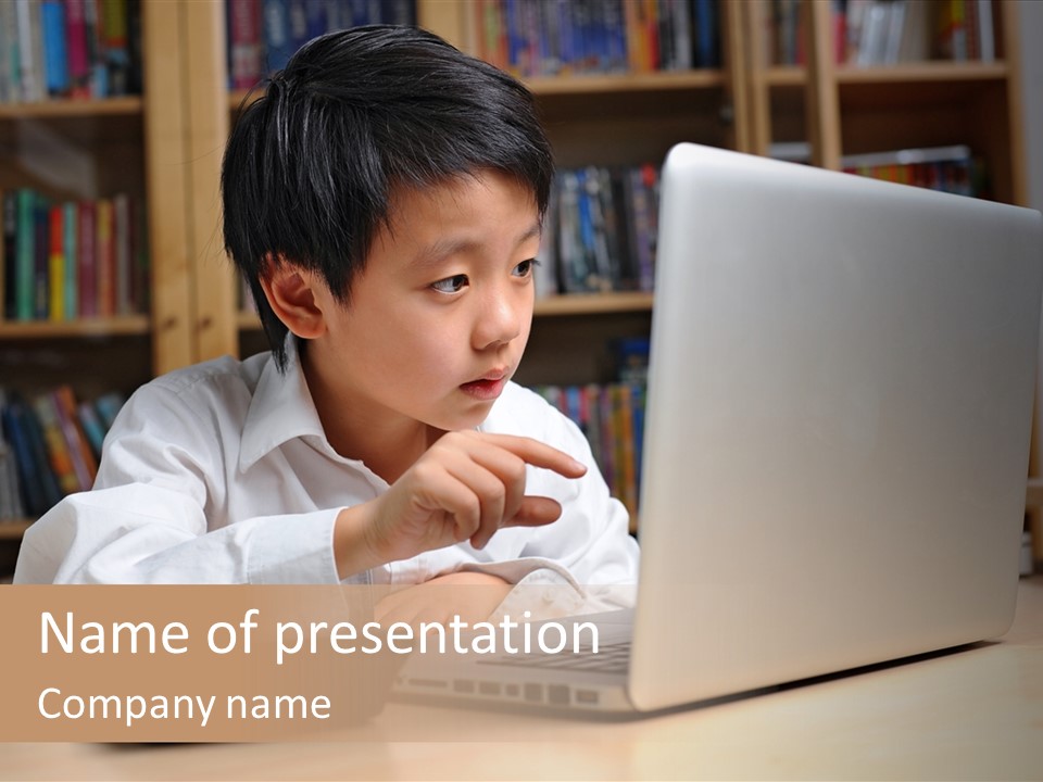 Computer Opportunity Curious PowerPoint Template