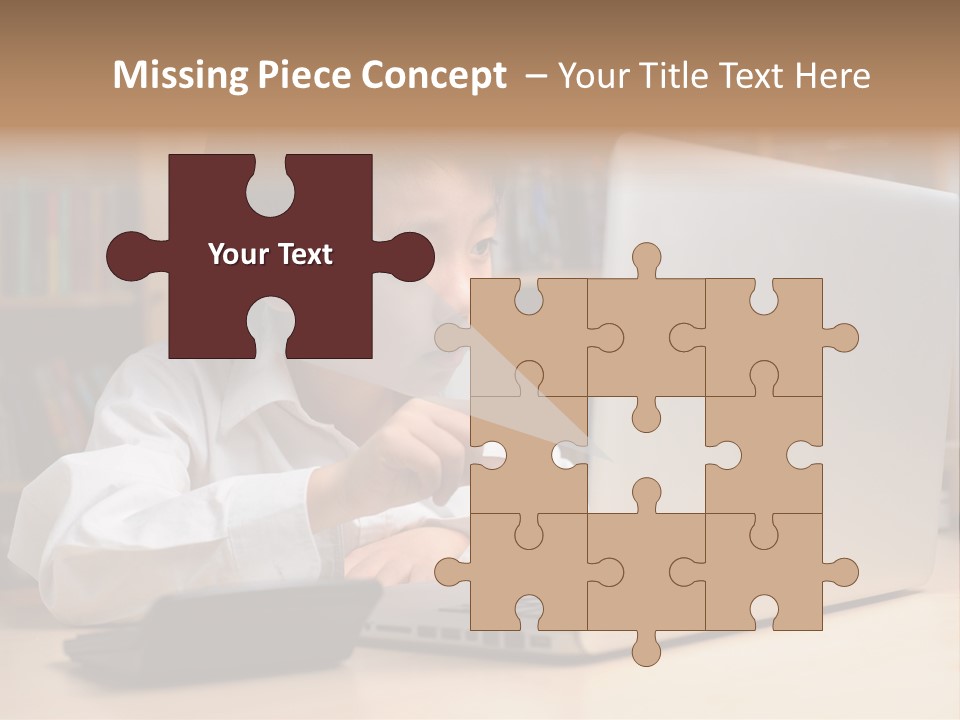 Computer Opportunity Curious PowerPoint Template