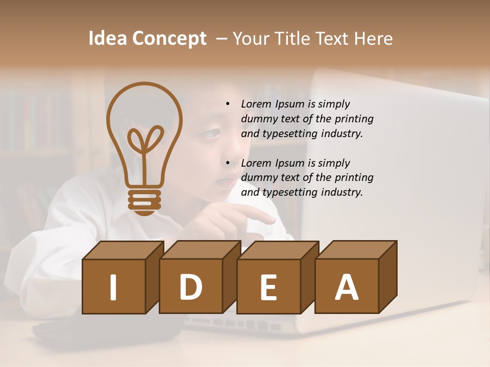 Computer Opportunity Curious PowerPoint Template