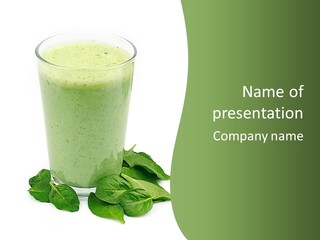 Smoothie Healthy Diet PowerPoint Template