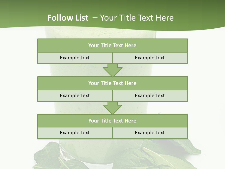 Smoothie Healthy Diet PowerPoint Template