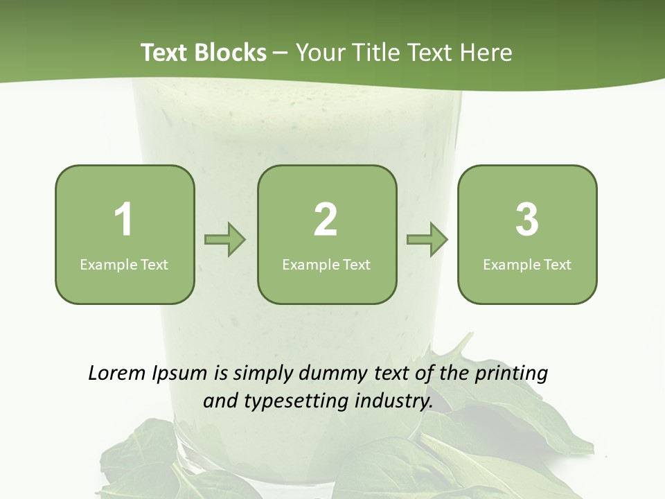 Smoothie Healthy Diet PowerPoint Template