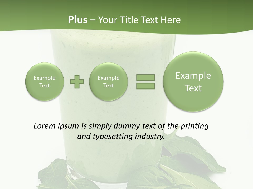 Smoothie Healthy Diet PowerPoint Template