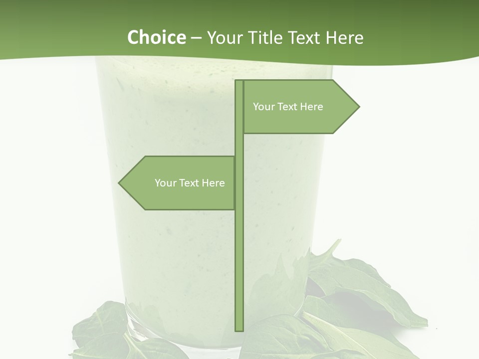 Smoothie Healthy Diet PowerPoint Template