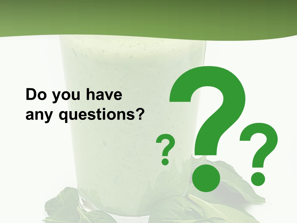 Smoothie Healthy Diet PowerPoint Template