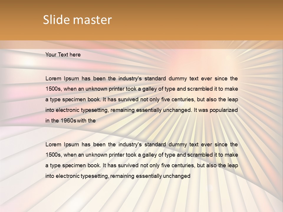 Open Padlock Background PowerPoint Template