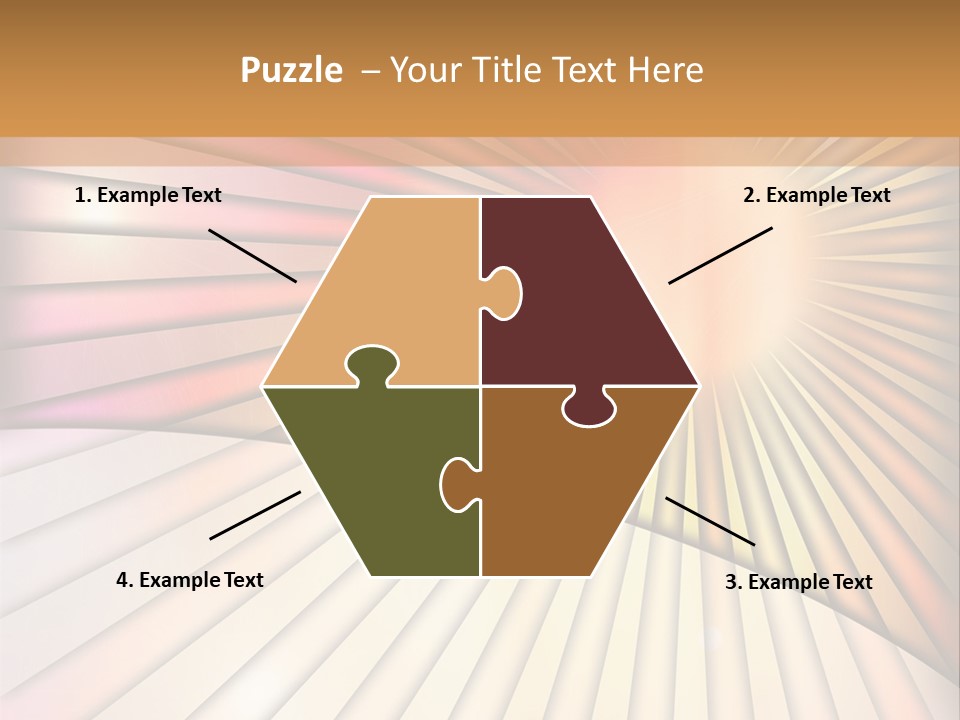 Open Padlock Background PowerPoint Template