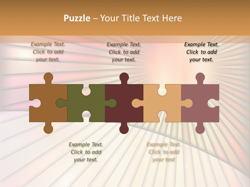 Open Padlock Background PowerPoint Template