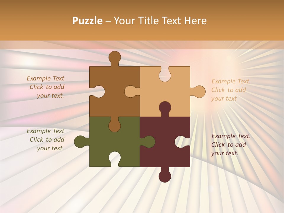 Open Padlock Background PowerPoint Template