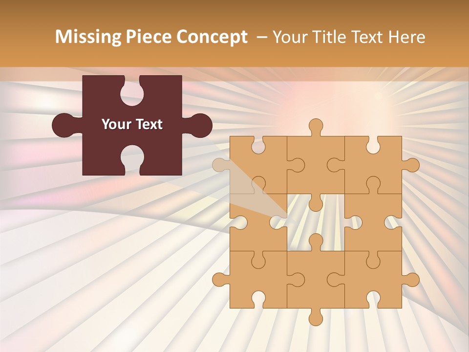 Open Padlock Background PowerPoint Template