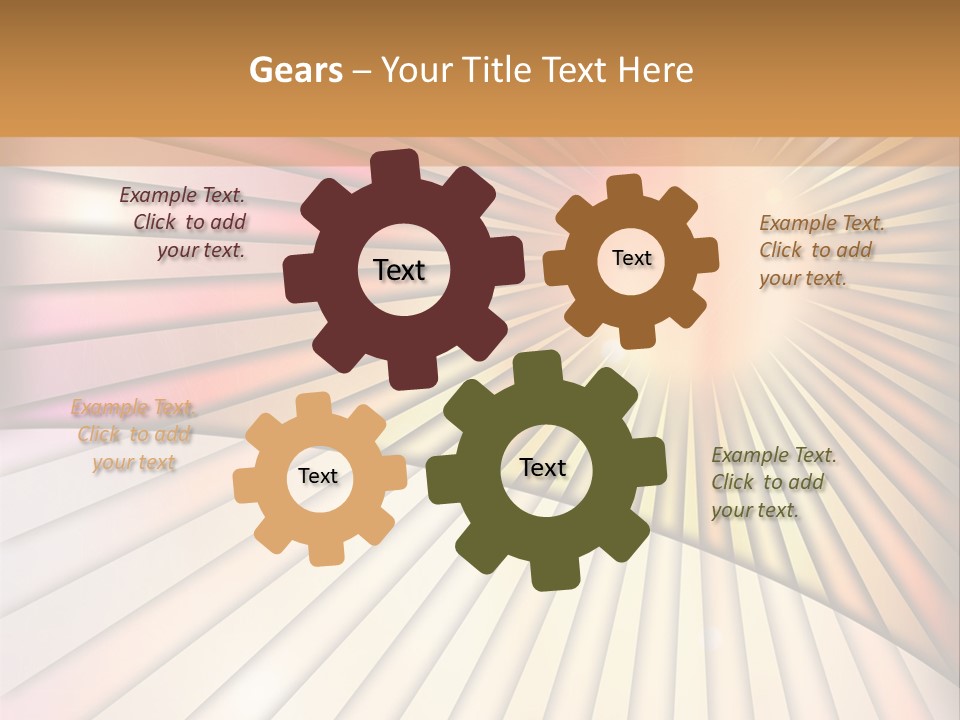 Open Padlock Background PowerPoint Template