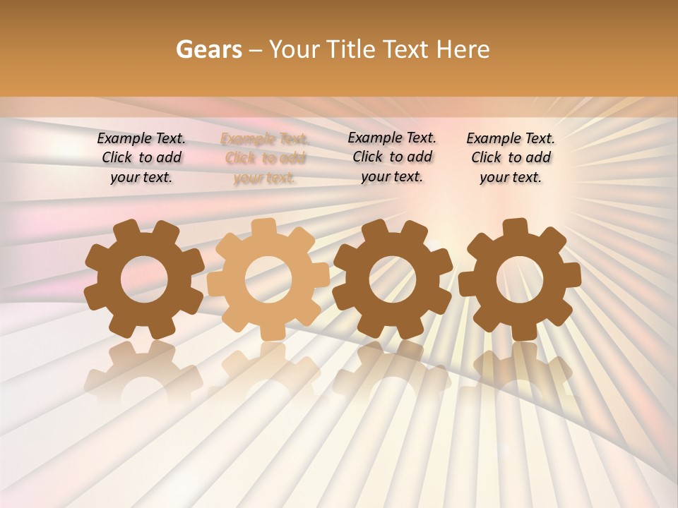 Open Padlock Background PowerPoint Template