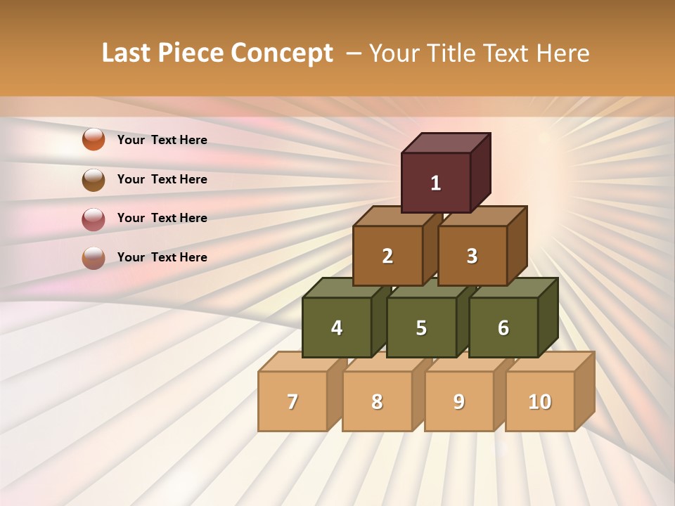 Open Padlock Background PowerPoint Template