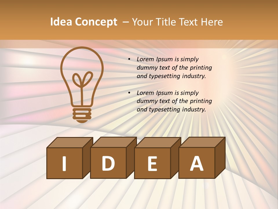 Open Padlock Background PowerPoint Template