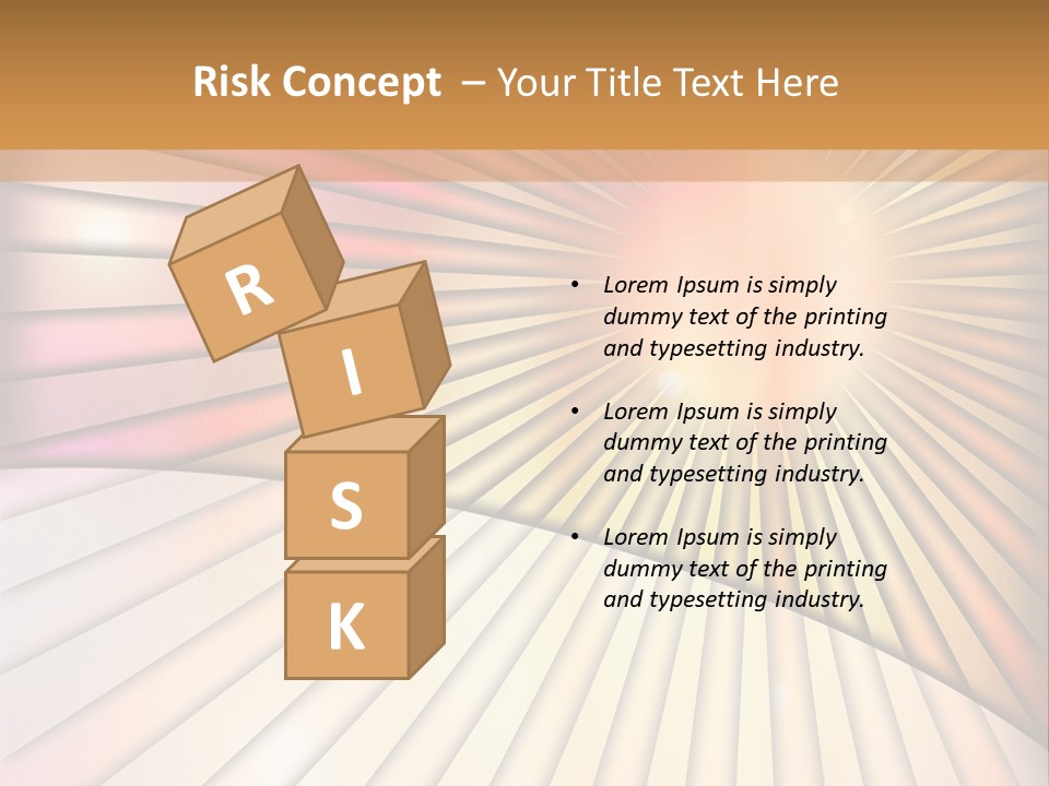 Open Padlock Background PowerPoint Template