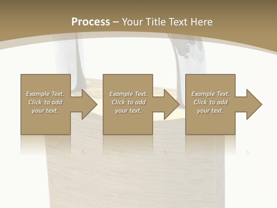 Open Padlock Background PowerPoint Template