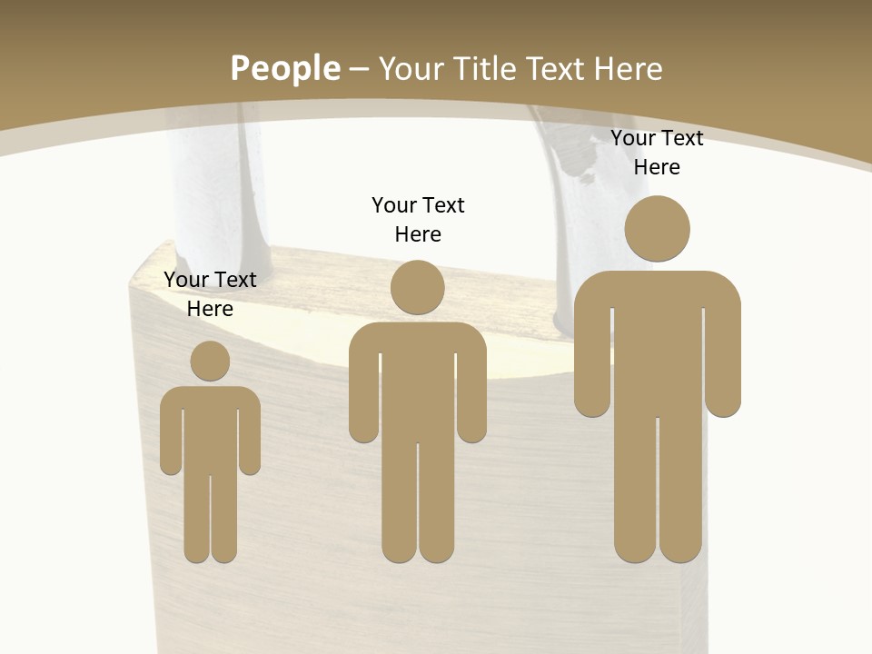 Open Padlock Background PowerPoint Template