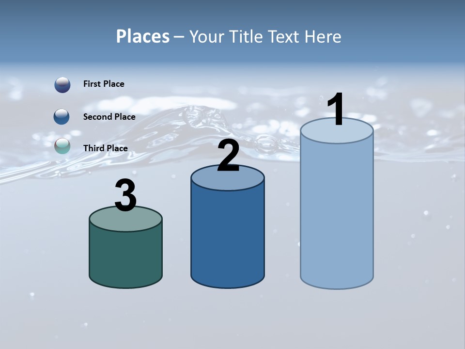 Closeup Bubble Nature PowerPoint Template