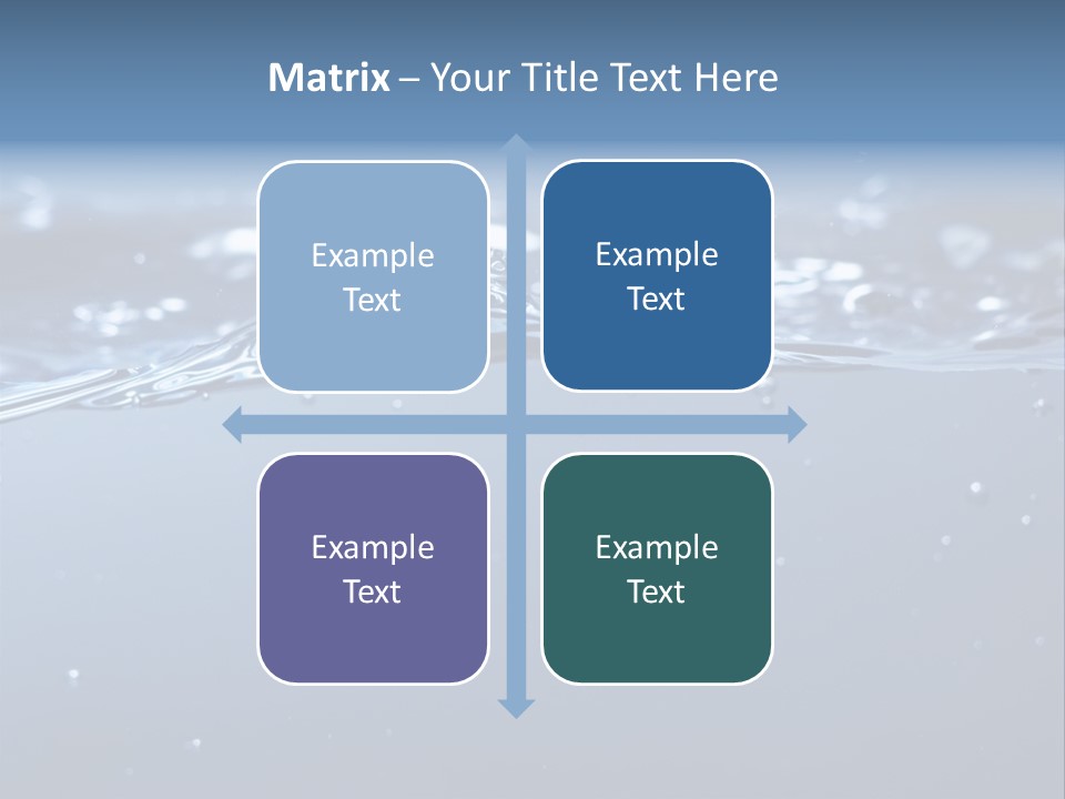 Closeup Bubble Nature PowerPoint Template