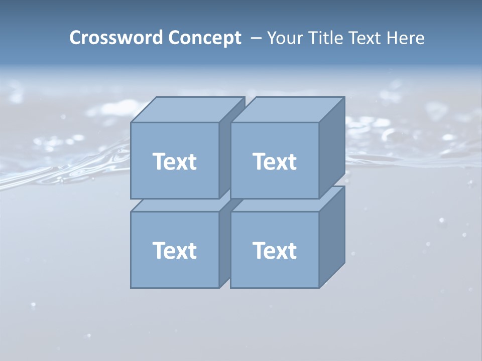 Closeup Bubble Nature PowerPoint Template