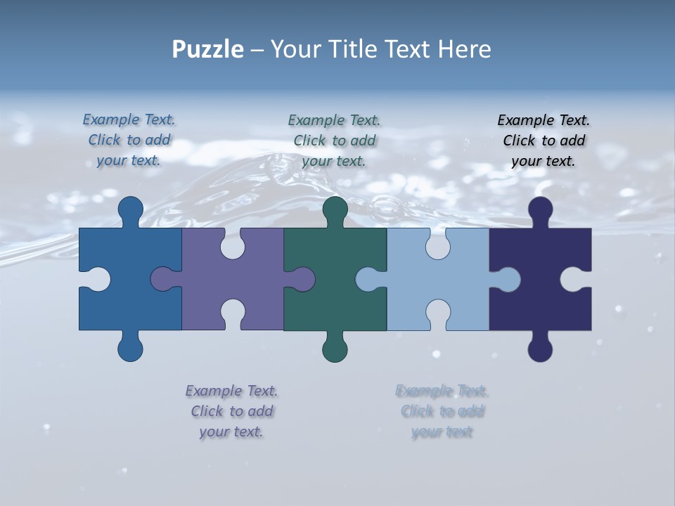 Closeup Bubble Nature PowerPoint Template