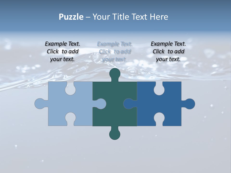 Closeup Bubble Nature PowerPoint Template