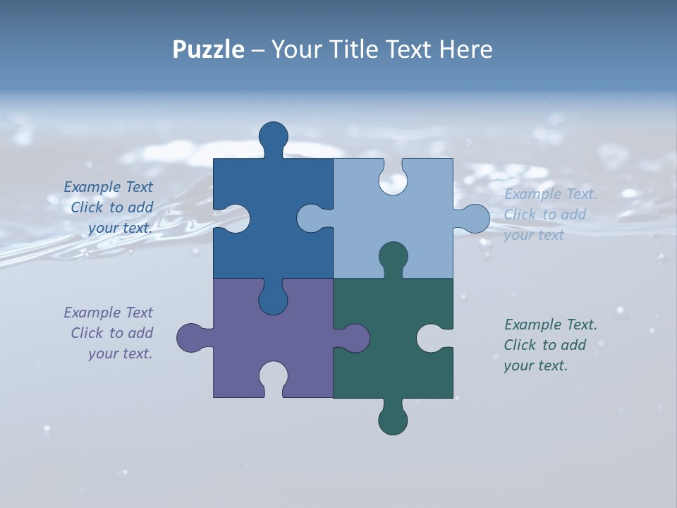 Closeup Bubble Nature PowerPoint Template