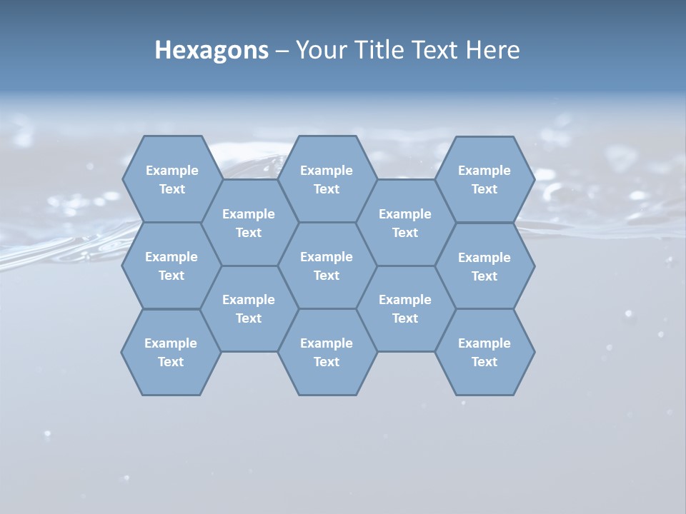 Closeup Bubble Nature PowerPoint Template