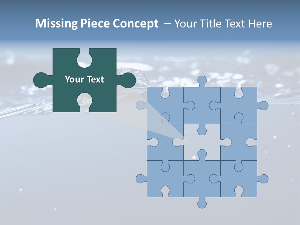 Closeup Bubble Nature PowerPoint Template