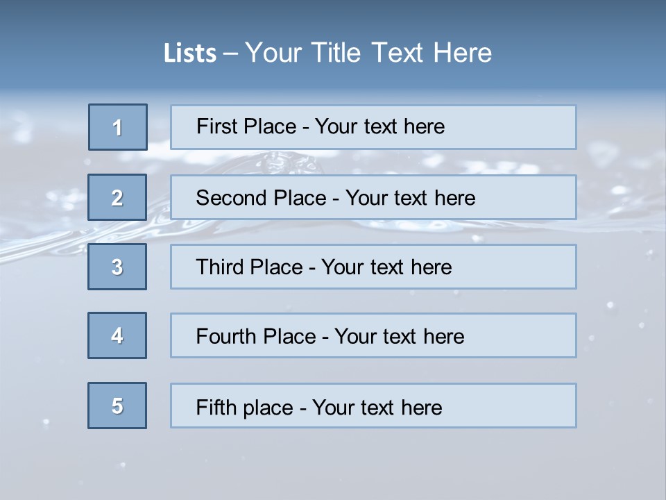 Closeup Bubble Nature PowerPoint Template