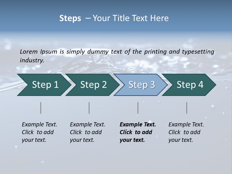 Closeup Bubble Nature PowerPoint Template