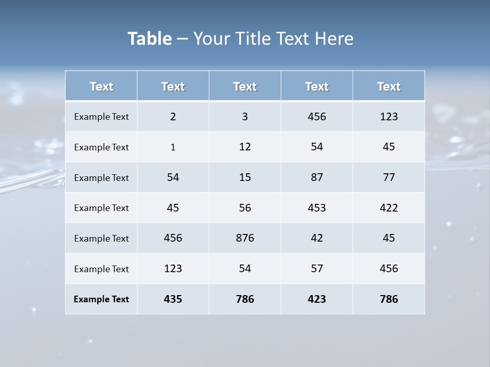 Closeup Bubble Nature PowerPoint Template