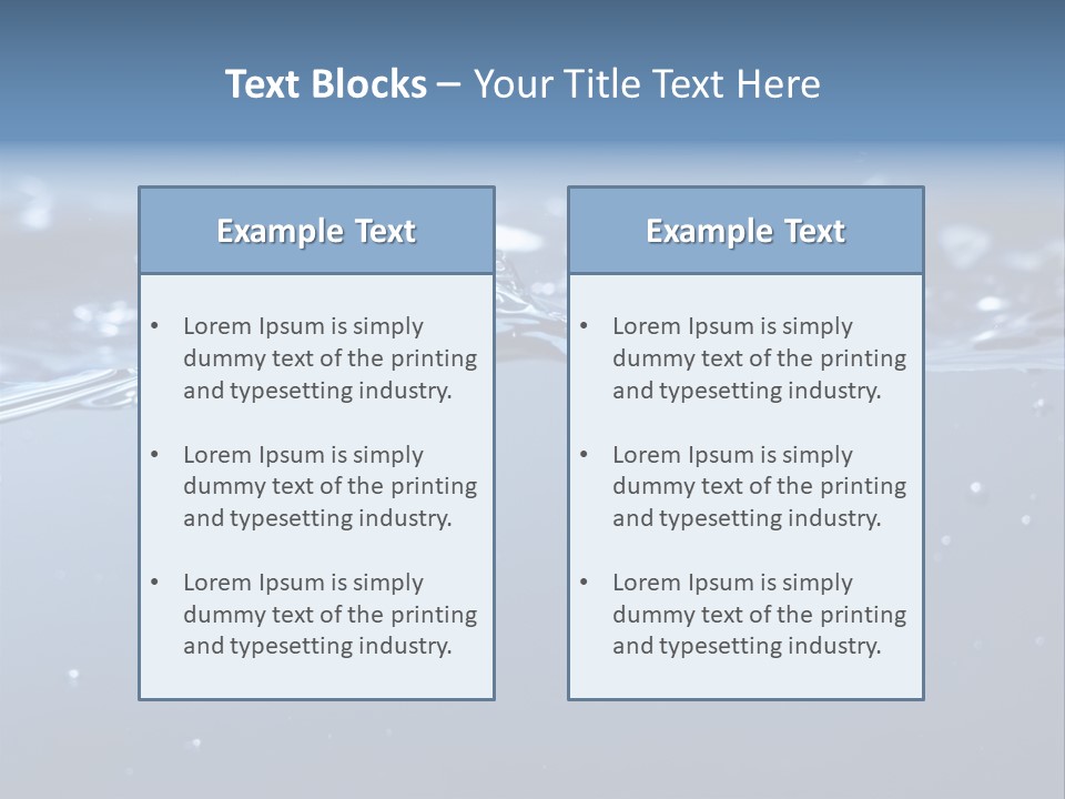 Closeup Bubble Nature PowerPoint Template
